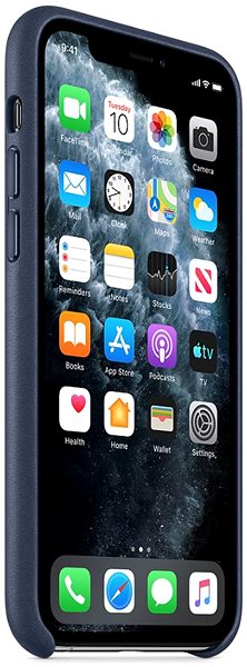 Handyhülle Apple iPhone 11 Pro Lederthülle Midnight Blue ...