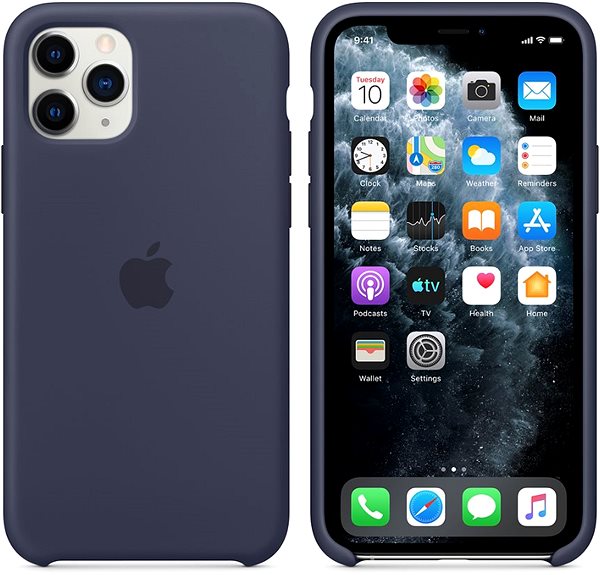 Handyhülle Apple iPhone 11 Pro Silikonhülle Mitternachtsblau ...