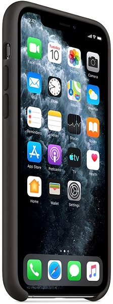 Kryt na mobil Apple iPhone 11 Pro Silikónový kryt čierny ...
