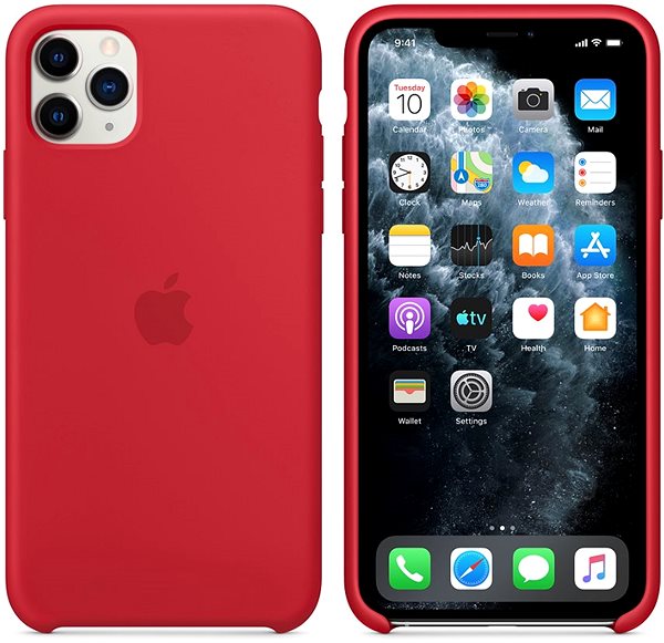 Handyhülle Apple iPhone 11 Pro Max Silikonhülle (PRODUKT) ROT ...