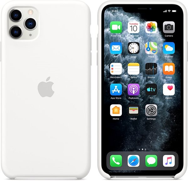 Handyhülle Apple iPhone 11 Pro Max Silikonhülle Weiß ...