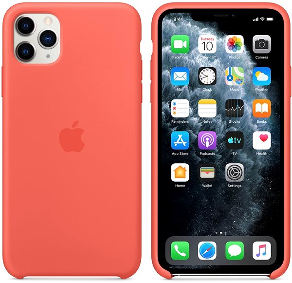 Handyhülle Apple iPhone 11 Pro Max Silikonhülle Mandarine ...