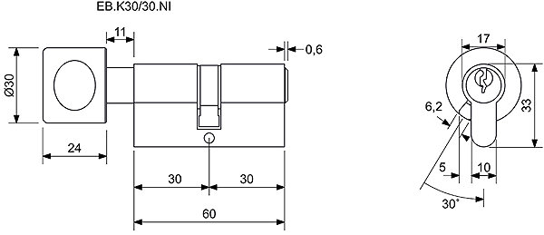 Cylinder Richter Czech EB. K30/30. NI ...