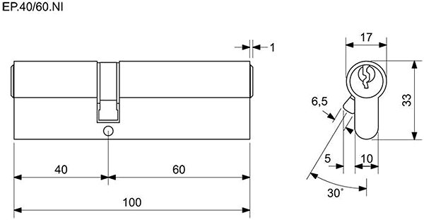 Cylinder Richter Czech EP.40/60. NI Technical draft