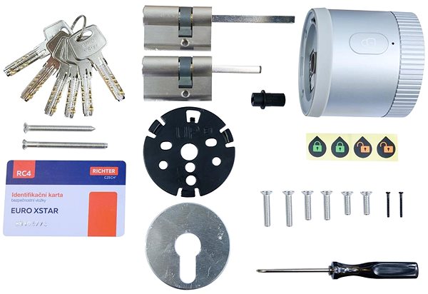 Door hardware Richter Czech DM. Smartmotor.01.STR - EXR. 30/30 - 70.NI .