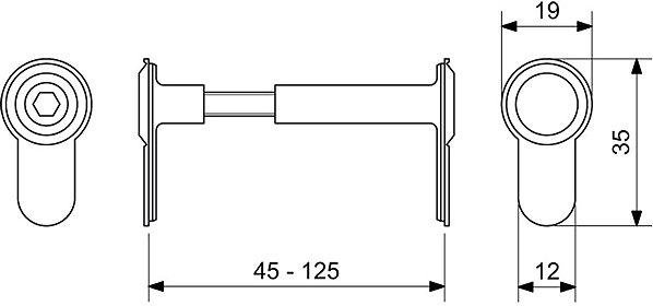 Cylinder Richter Czech RB. UN.45-125. NI ...