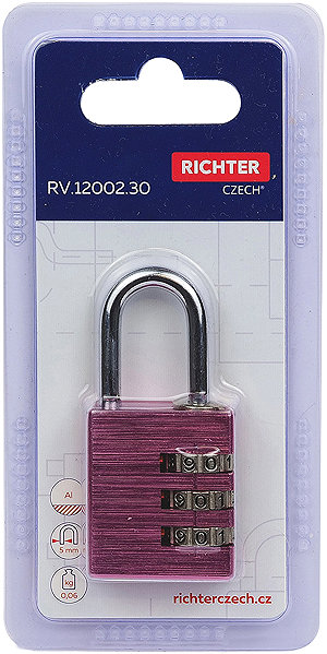 Visiaci zámok Richter Czech RV.12002.30. PRUZ ...