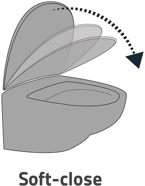 WC doska Ridder Chalet WC sedadlo soft close, duroplast, hnedé ...