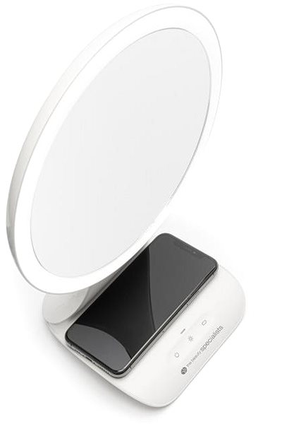 Kozmetické zrkadlo RIO Wireless charging mirror with LED light X5 Magnification ...