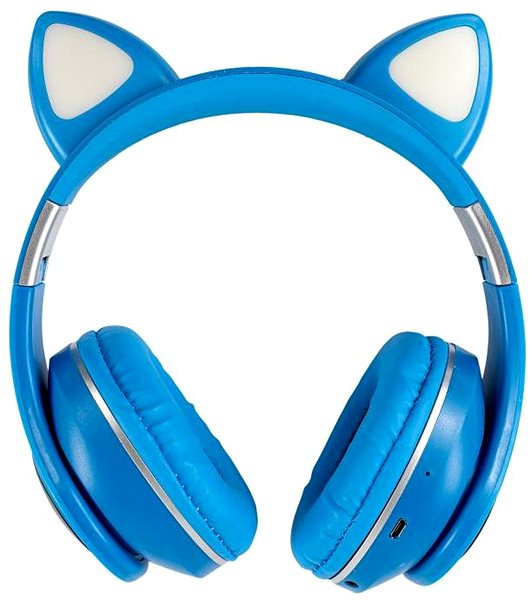 Bezdrôtové slúchadlá Oxe Bluetooth detské slúchadlá s uškami modrá ...