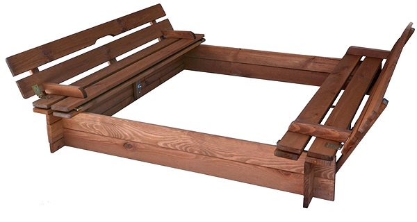 ROJAPLAST Sandpit with benches