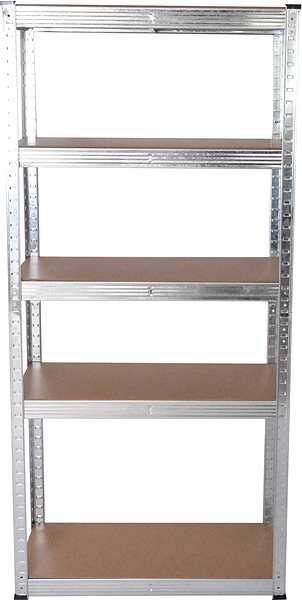 Shelving Unit ROJAPLAST Metal shelf 150 × 70 × 30 cm, 5 shelves ...