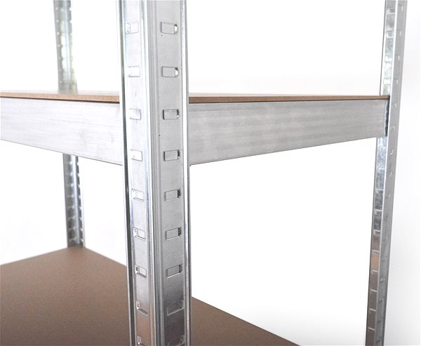 Shelving Unit ROJAPLAST Metal shelf 180 × 90 × 40 cm, 5 shelves ...