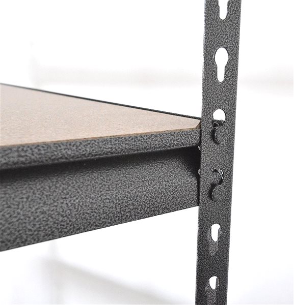 Shelving Unit ROJAPLAST Metal shelf 180 × 120 × 60 cm ...
