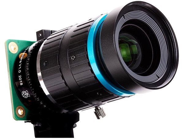 Lens Raspberry Pi 16mm C-Mount Lens Lateral view