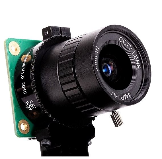 Lens Raspberry Pi 6mm CS-Mount Lens Lateral view
