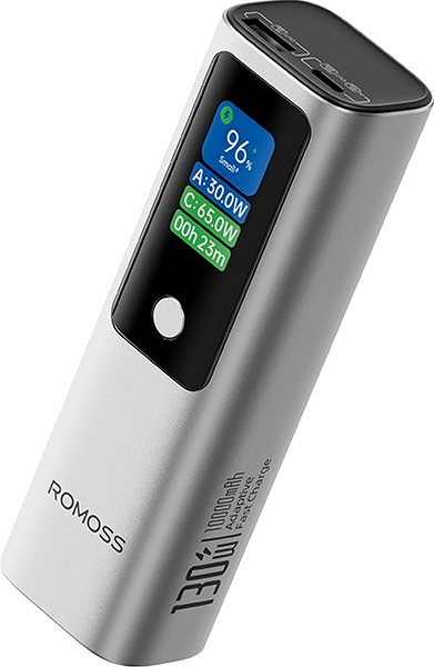 Power Bank Romoss PPU10 10000mAh Fast Charge + PD3.0 (130W) silver ...