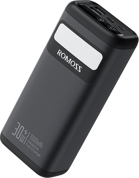Power Bank Romoss PMT30 30000mAh Fast Charge + PD3.0 (30W) black ...