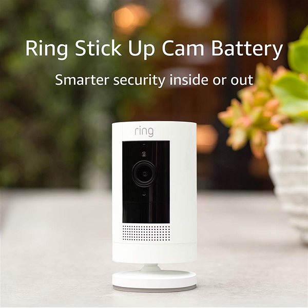 IP kamera Ring Stick Up Cam Battery – White ...