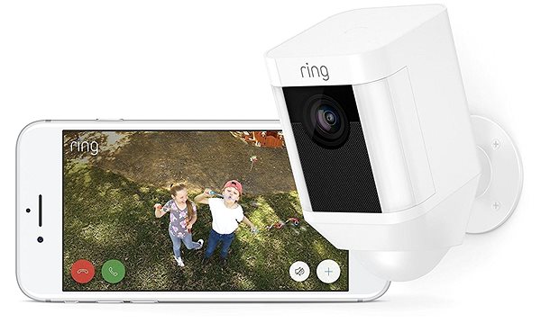 IP kamera Ring Spotlight Cam Battery fehér Jellemzők/technológia