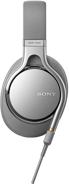 Kopfhörer Sony Hi-Res MDR-1AM2 Silber Seitlicher Anblick