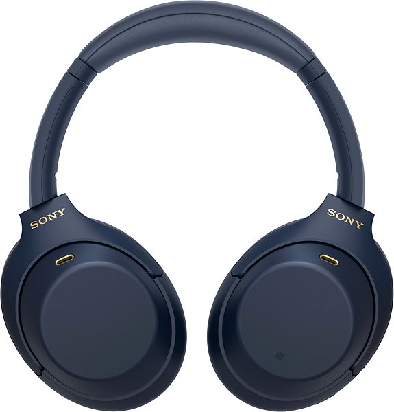 Wireless Headphones Sony Hi-Res WH-1000XM4, Blue, Model 2020 Back page