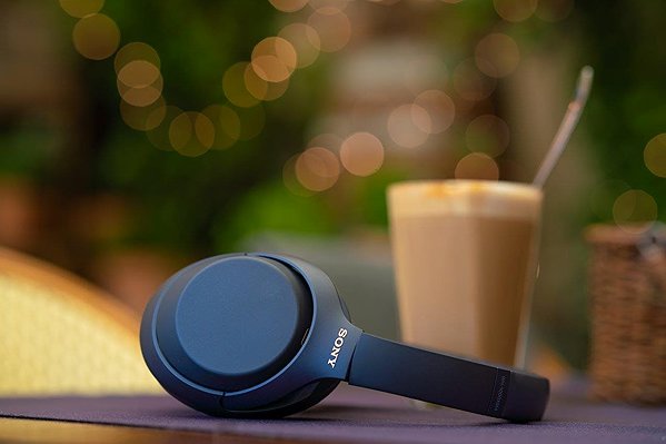 Wireless Headphones Sony Hi-Res WH-1000XM4, Blue ...