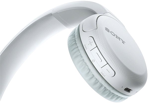 Vezeték nélküli fül-/fejhallgató Sony Bluetooth WH-CH510, szürkésfehér Jellemzők/technológia