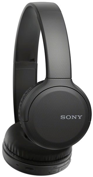 Vezeték nélküli fül-/fejhallgató Sony Bluetooth WH-CH510, fekete Oldalnézet