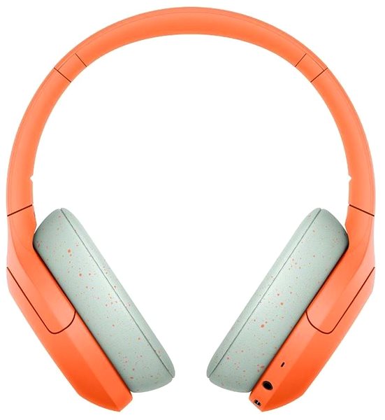 Kabellose Kopfhörer Sony Hi-Res WH-H910N, orange-grau Screen