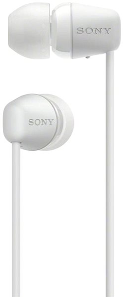 Vezeték nélküli fül-/fejhallgató Sony WI-C200, fehér Képernyő