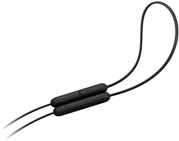 Wireless Headphones Sony WI-C310 Black Lateral view