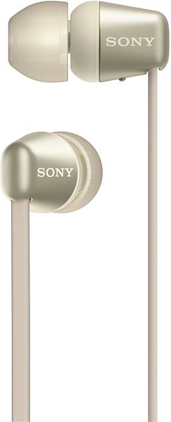 Wireless Headphones Sony WI-C310 Gold Screen