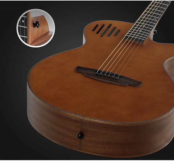 Rocktile OV2C-BN acoustic guitar.