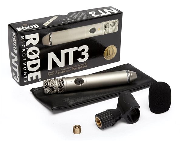 Microphone RODE NT3 Package content