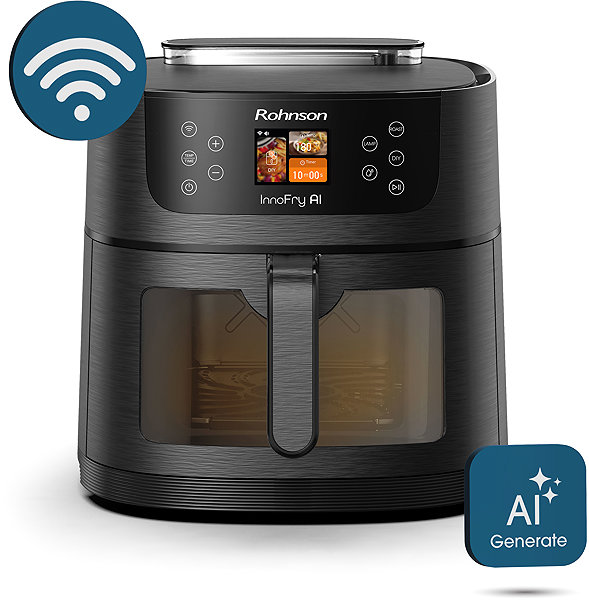 Rohnson R-2884 Wi-Fi HeißluftfritteuseInnoFry AI - 8 l .