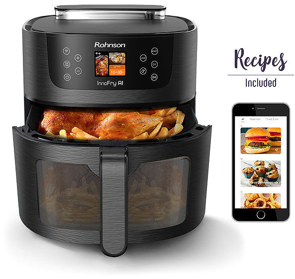 Rohnson R-2884 Wi-Fi HeißluftfritteuseInnoFry AI - 8 l .