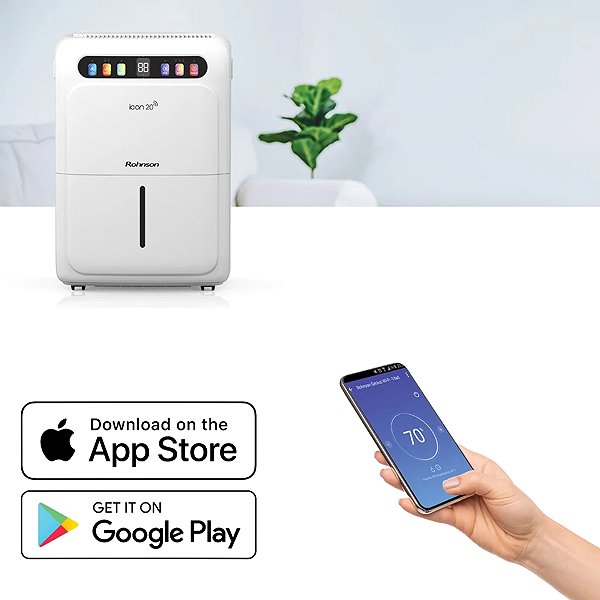 Air Dehumidifier Rohnson R-91520 Icon20 Wi-Fi ...