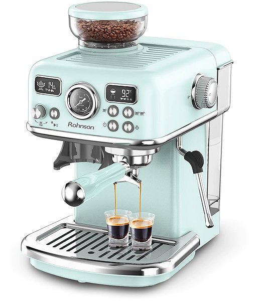 Siebträgermaschine Rohnson R-98250G Espresso 2in1 ...