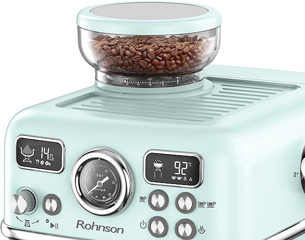 Siebträgermaschine Rohnson R-98250G Espresso 2in1 ...
