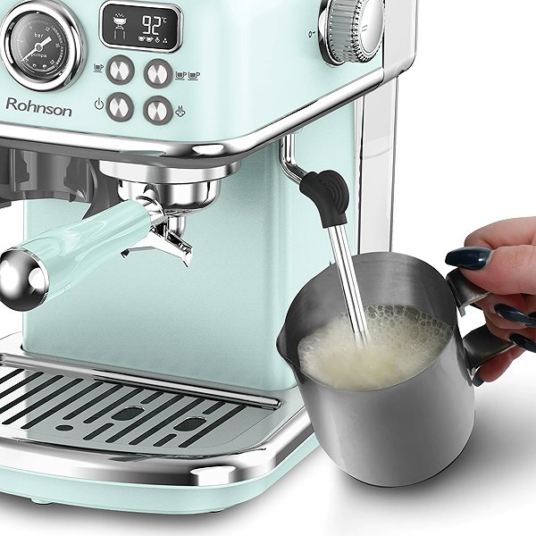 Siebträgermaschine Rohnson R-98250G Espresso 2in1 ...
