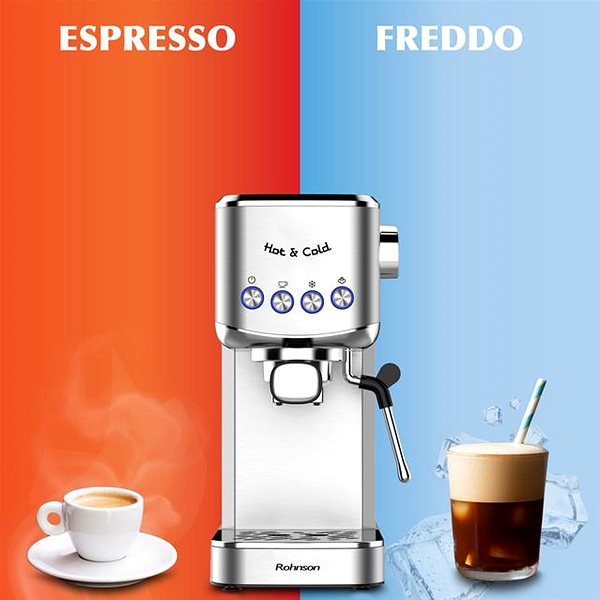 Lever Coffee Machine Rohnson R-98013 Hot & Cold ...