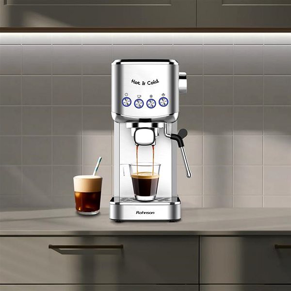 Siebträgermaschine Rohnson R-98013 Hot & Cold ...