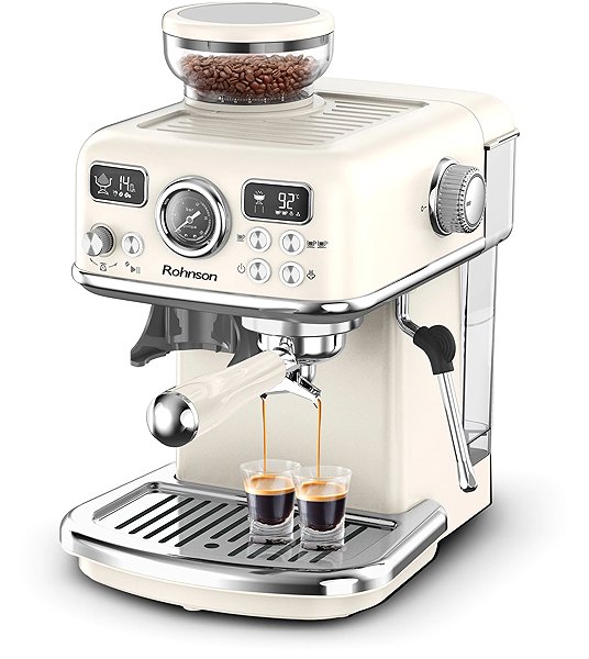 Siebträgermaschine Rohnson R-98250C Espresso 2in1 ...