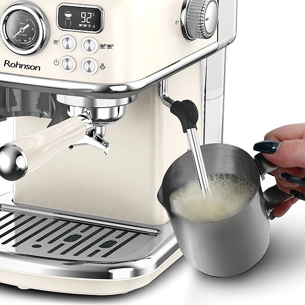 Siebträgermaschine Rohnson R-98250C Espresso 2in1 ...