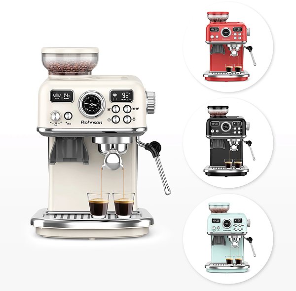 Siebträgermaschine Rohnson R-98250C Espresso 2in1 ...