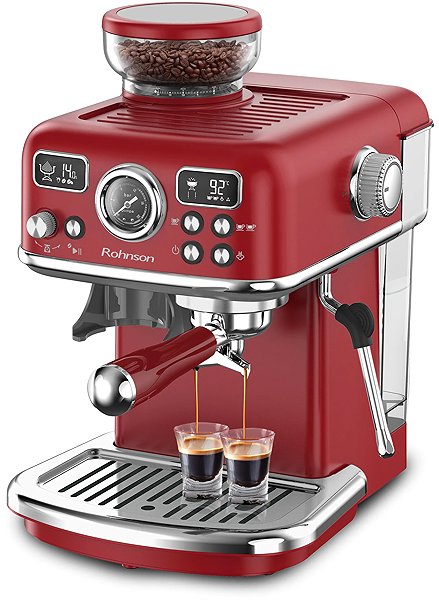 Siebträgermaschine Rohnson R-98250R Espresso 2in1 ...