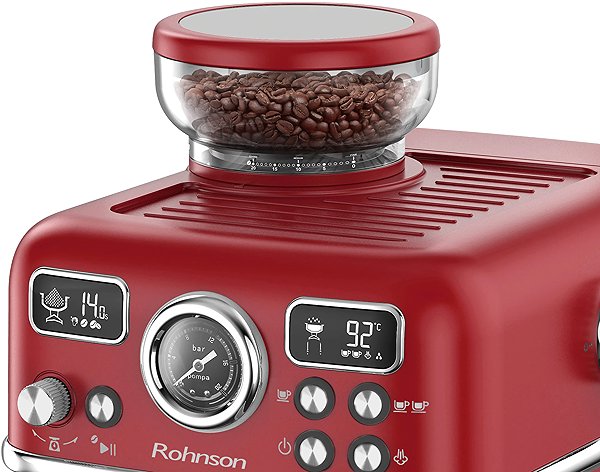 Siebträgermaschine Rohnson R-98250R Espresso 2in1 ...