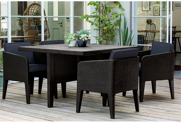 Garden Furniture ALLIBERT COLUMBIA 5 Graphite Lifestyle