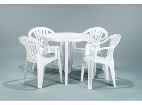 Garden Table ALLIBERT LISA Cappucino Table ...